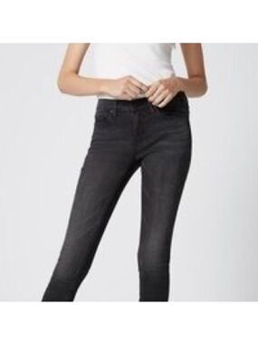 Blank NYC Faded Black Wash Skinny Leg Jeans Size 26